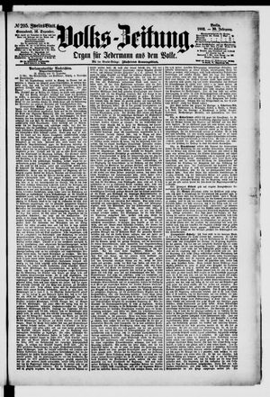 Volks-Zeitung vom 16.12.1882