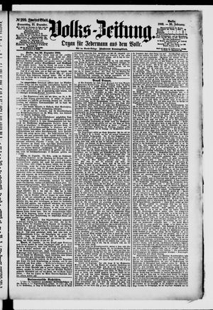 Volks-Zeitung vom 21.12.1882