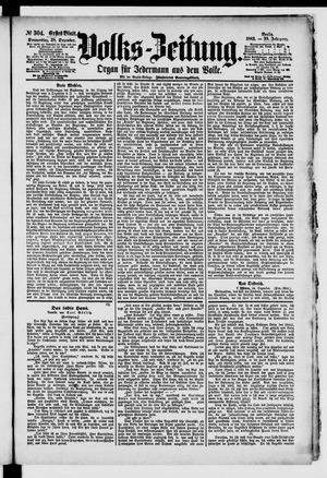 Volks-Zeitung vom 28.12.1882