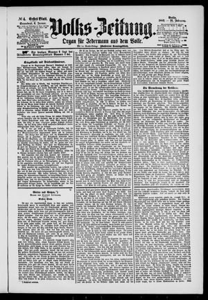 Volks-Zeitung vom 06.01.1883