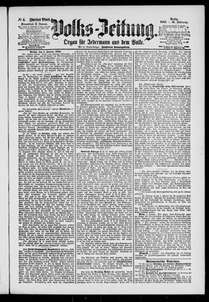 Volks-Zeitung vom 06.01.1883