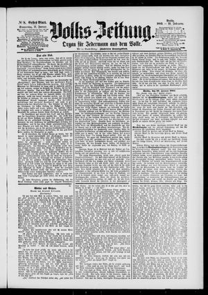 Volks-Zeitung vom 11.01.1883