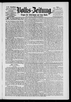 Volks-Zeitung on Jan 13, 1883