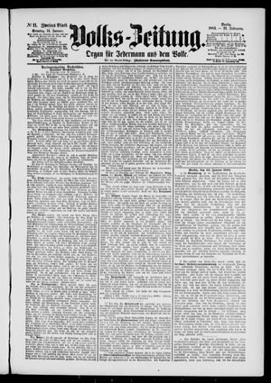 Volks-Zeitung on Jan 14, 1883