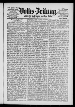 Volks-Zeitung vom 20.01.1883