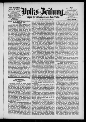 Volks-Zeitung vom 24.01.1883
