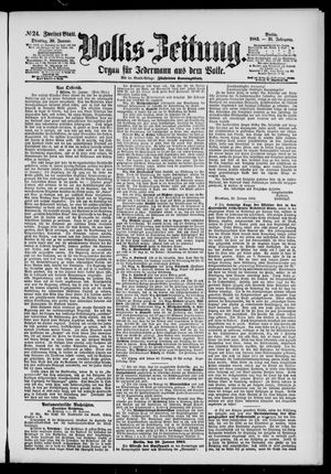 Volks-Zeitung vom 30.01.1883