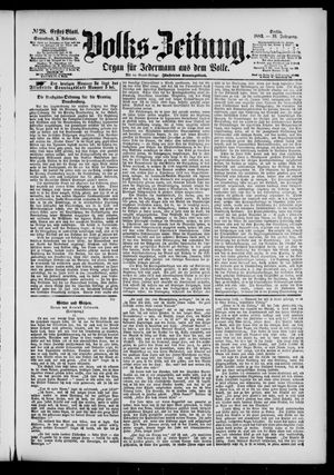 Volks-Zeitung on Feb 3, 1883