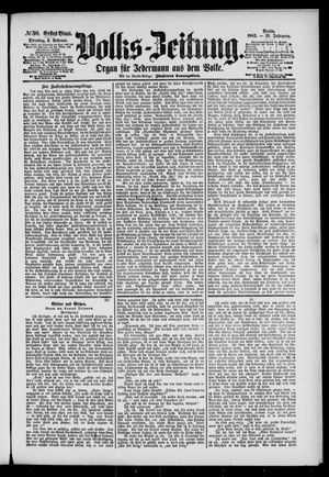 Volks-Zeitung on Feb 6, 1883
