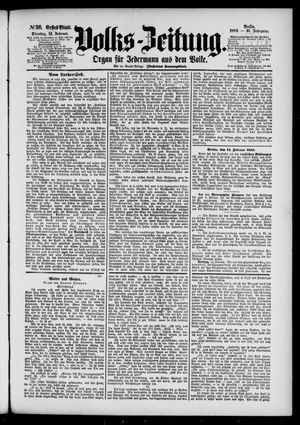 Volks-Zeitung vom 13.02.1883
