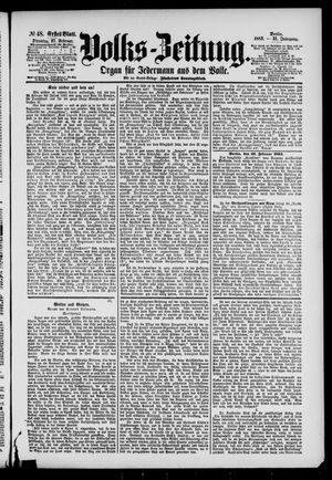 Volks-Zeitung on Feb 27, 1883