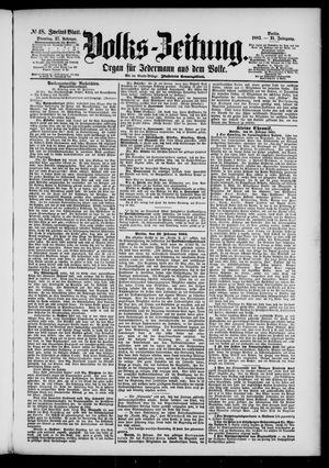 Volks-Zeitung on Feb 27, 1883