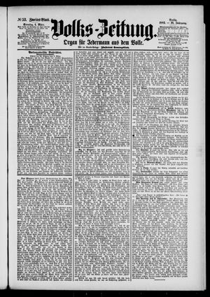 Volks-Zeitung vom 04.03.1883