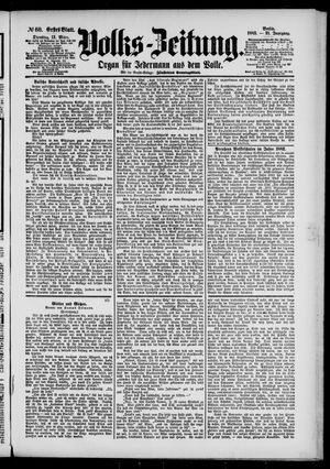 Volks-Zeitung on Mar 13, 1883