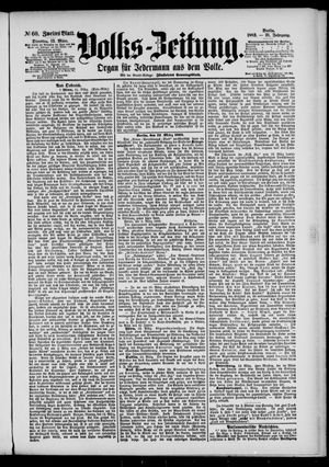 Volks-Zeitung on Mar 13, 1883