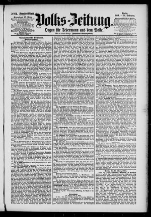 Volks-Zeitung vom 17.03.1883