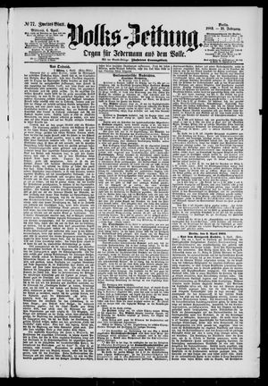 Volks-Zeitung vom 04.04.1883
