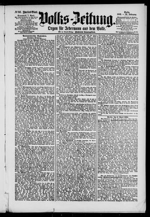 Volks-Zeitung vom 07.04.1883
