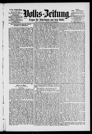 Volks-Zeitung on Apr 20, 1883