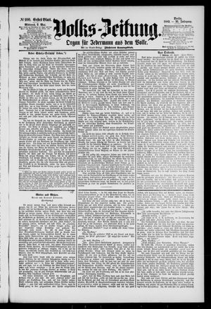 Volks-Zeitung vom 02.05.1883