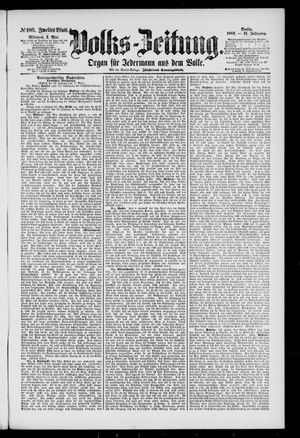Volks-Zeitung vom 02.05.1883