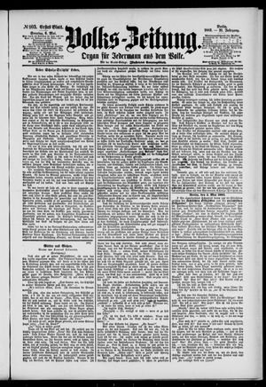 Volks-Zeitung vom 06.05.1883