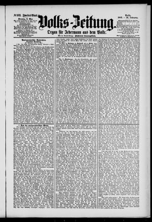 Volks-Zeitung vom 06.05.1883