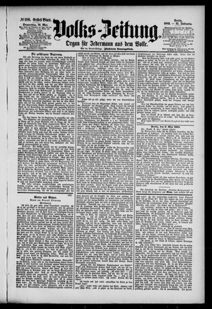 Volks-Zeitung vom 10.05.1883