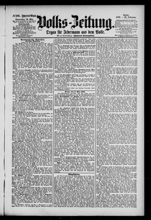 Volks-Zeitung vom 10.05.1883