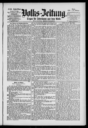 Volks-Zeitung vom 18.05.1883