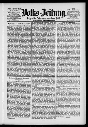 Volks-Zeitung vom 18.05.1883