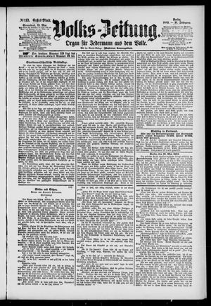 Volks-Zeitung vom 19.05.1883