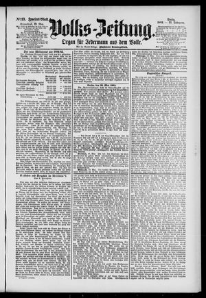 Volks-Zeitung vom 19.05.1883