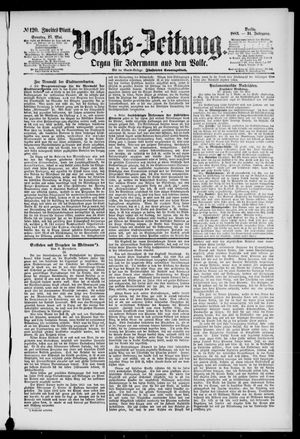 Volks-Zeitung vom 27.05.1883