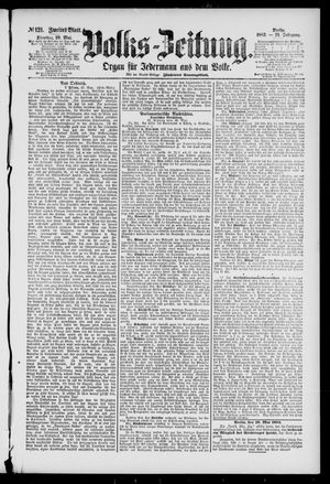 Volks-Zeitung vom 29.05.1883