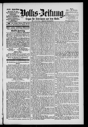 Volks-Zeitung vom 16.06.1883