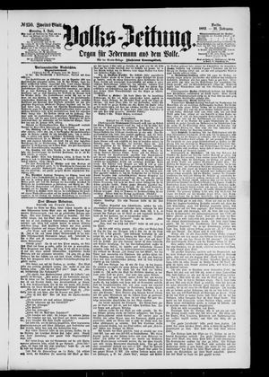 Volks-Zeitung on Jul 1, 1883