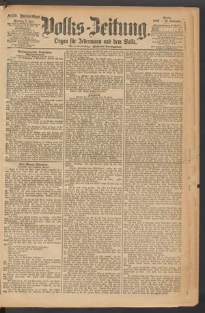 Volks-Zeitung on Jul 1, 1883