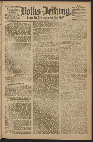 Volks-Zeitung vom 05.07.1883