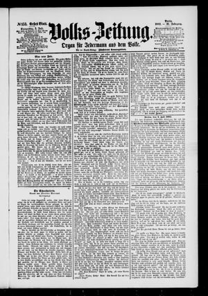 Volks-Zeitung vom 05.07.1883