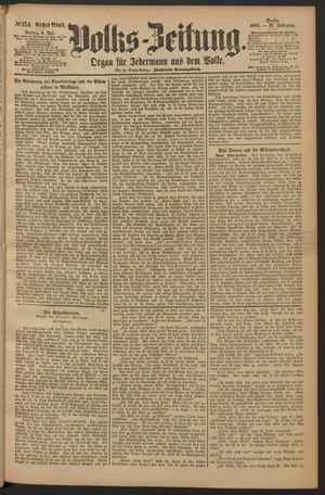 Volks-Zeitung on Jul 6, 1883