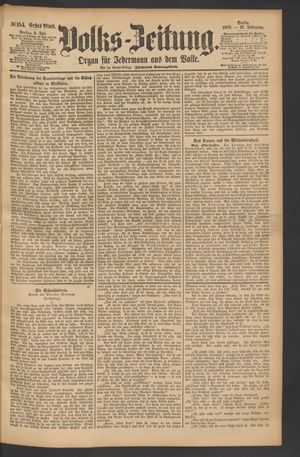 Volks-Zeitung on Jul 6, 1883