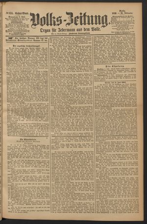 Volks-Zeitung on Jul 7, 1883