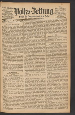 Volks-Zeitung on Jul 7, 1883