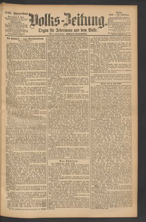 Volks-Zeitung on Jul 7, 1883