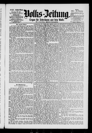 Volks-Zeitung vom 10.07.1883