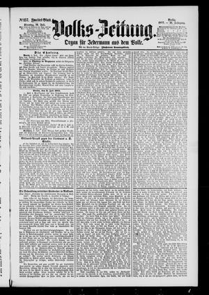 Volks-Zeitung vom 10.07.1883