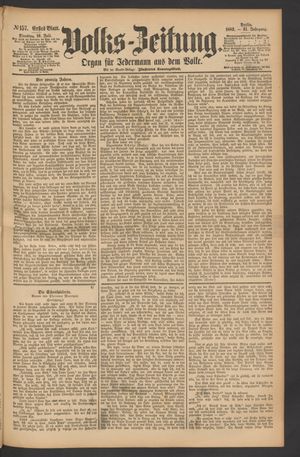 Volks-Zeitung vom 10.07.1883