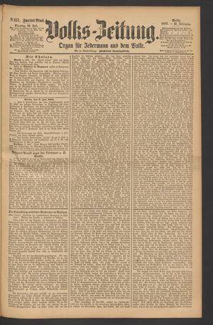 Volks-Zeitung vom 10.07.1883
