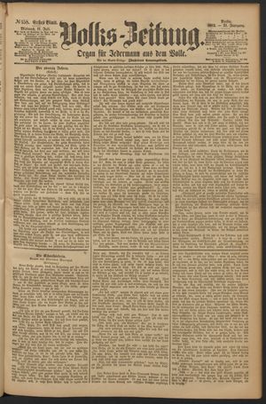 Volks-Zeitung on Jul 11, 1883